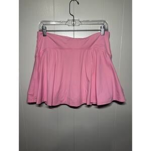 LOld Navy Active PowerSoft Skort L Pink Pleated Moisture-wicking Built In Shorts